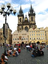 студенты в Праге